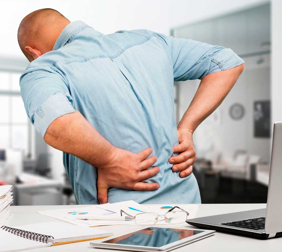 Crystal Lake, IL Chiropractor a man is suffering of back pain